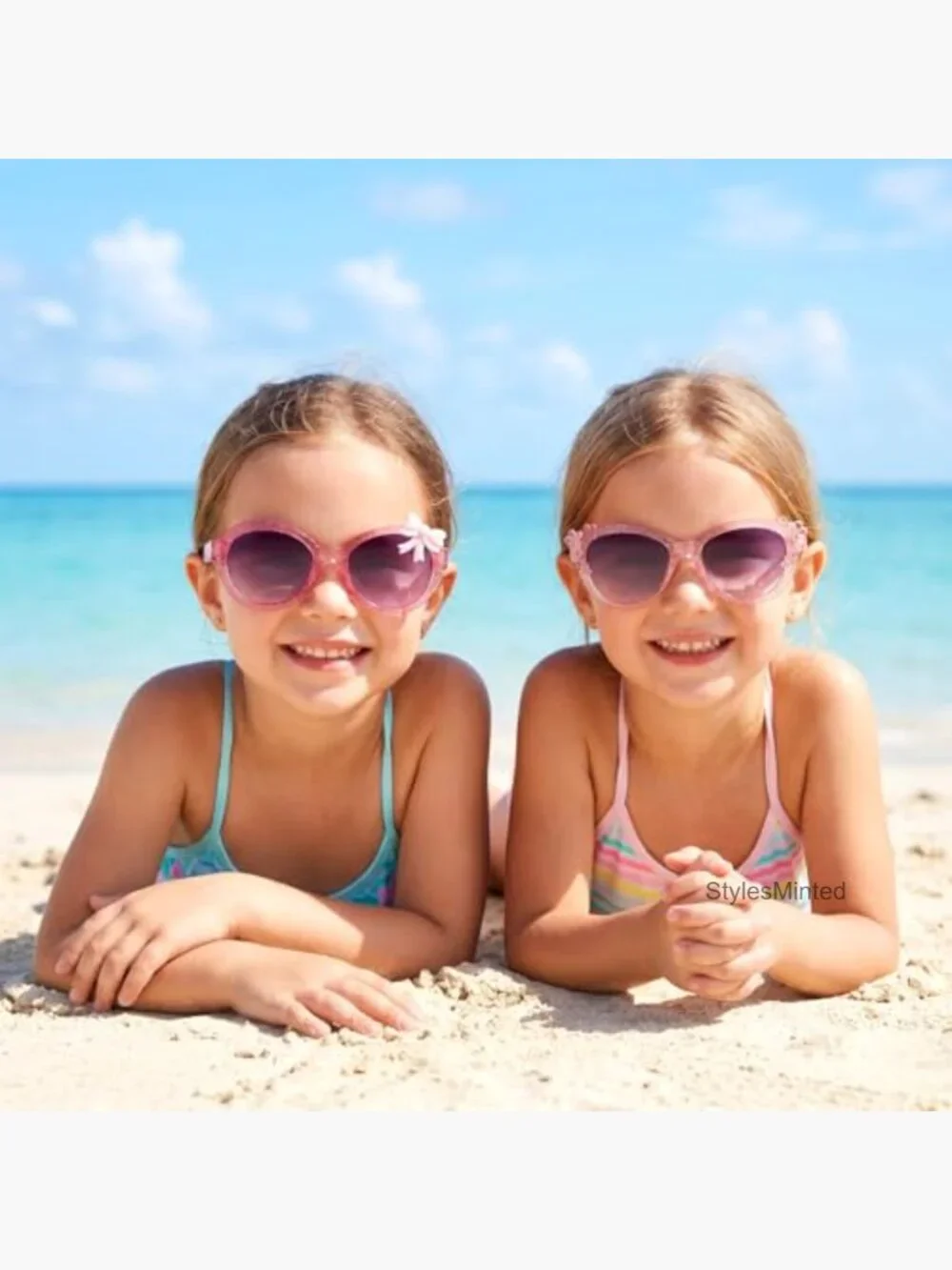 3 Pack Girls Sunglasses Sun Protection Cute Shaped Beach Outdoor Toddler Age